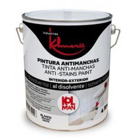 PINTURA KOLMAN ANTIMANCHA-HUMO-GRASA DISOLVENT 750 ML BLANC MATE