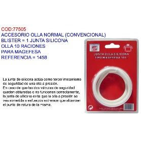 ACCESORIO OLLA NORMAL BL 1 JUNTA SILICONA 10RACION MAGEFESA 1458