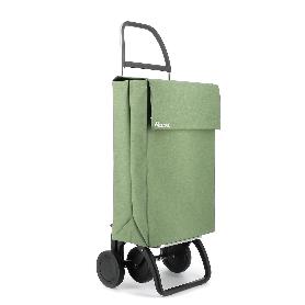 ROLSER CARRO COMPRA JEAN TWEED 4 RUEDA-BOLSA CUADRA VERDE JEA034