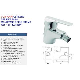 GENEBRE SERIE K8 BAÑO MONOMANDO BIDE CROMO 60140284566