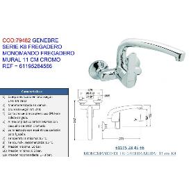 GENEBRE GRIFO K8 MONOMAND FREGADERO MURAL 11 CM CR 61195284566