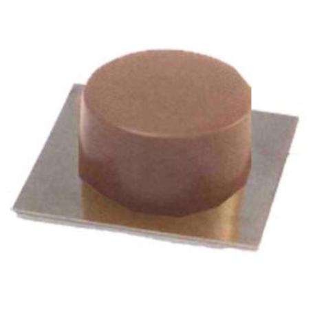 TOPE PUERTA ADHESIVO MARRON-CROMO            A438