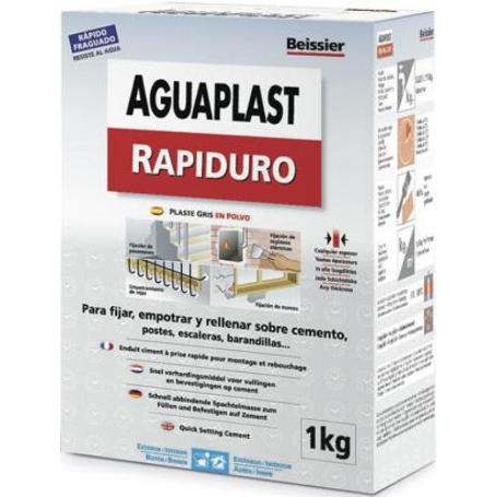 AGUAPLAST FIJACION PLASTE GRIS EN POLVO CAJA 1 KG 70055-001