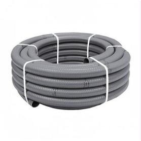 PVC TUBERIAS FLEXIBLE GRIS HIDROFLEX 40 MM EN ROLLOS 25M 3261