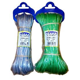 SIFER CUERDA PLASTICO FORRADO 4 MM X   20 METROS VERDE BF21