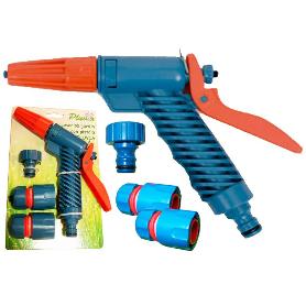 PLUVIA KIT PISTOLA+CONEXION+ADAPTADOR 1-2-3-4 K832F-4CS