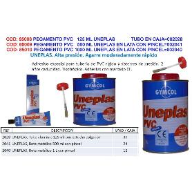 GYMCOL ADHESIVO PEGAMENTO COLA PVC  125 ML UNEPLAS TUBO  002028