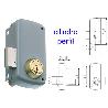 MCM CERRADURA SOBREPONER 2556CP-  60-DCHA PINTADA CILINDRO PERFI