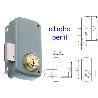 MCM CERRADURA SOBREPONER 2556CP-  70-DCHA PINTADA CILINDRO PERFI