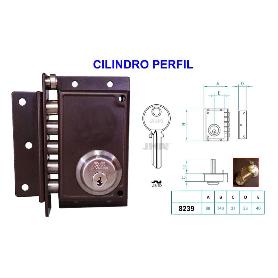 AVL CERRADURA ANTIPALANCA 8239 IZQDA PINTADA EUROPERFIL