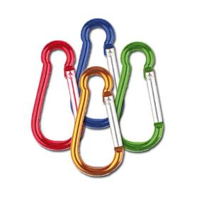 MOSQUETON ALUMINIO COLOR 8 X 80 (CAJA 25 UNIDADES)