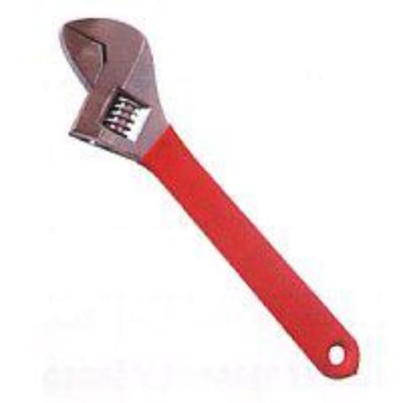 LAMS LLAVE AJUSTABLE MANGO ROJO      6 MOLETA CENTRAL A0010