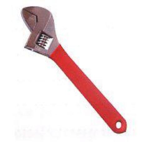 LAMS LLAVE AJUSTABLE MANGO ROJO      8 MOLETA CENTRAL A0010