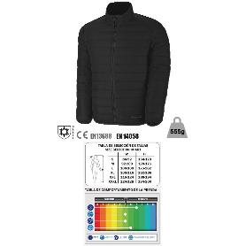 MARCA ROPA ABRIGO CHAQUETA PLUMAS NEGRA XL 288CTPNXL