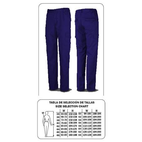 MARCA PANTALON TERGAL AZUL MARINO 38 388PAM38