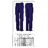 MARCA PANTALON TERGAL AZUL MARINO 40 388PAM40