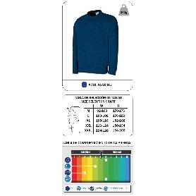 MARCA SUDADERA AZUL MARINO L 1288JSAL