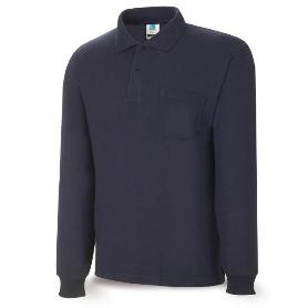 MARCA POLO ALGODON M-LARGA AZUL MARINO L 1288POLAMLL