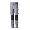 MARCA PANTALON ALGODON STRECH GRIS REFUERZO NEGRO 38 588-PSTRG38