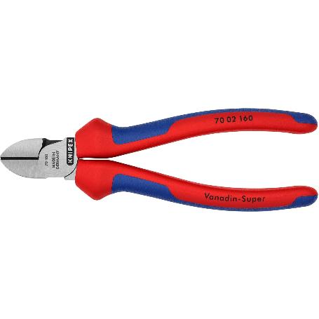 KNIPEX ALICATE CORTE DIAGONAL FILO BISEL 160MM 7002-160