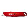 SIFER CUTTER ECO HOJA CORTA LJ-2028A+1 CUCHILLAS 19MMA ROJO BLIS