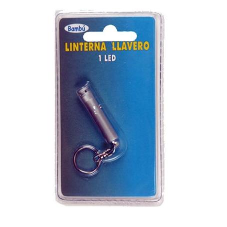 BAMBU LINTERNA LLAVERO 1 LED BLISTER 1029B