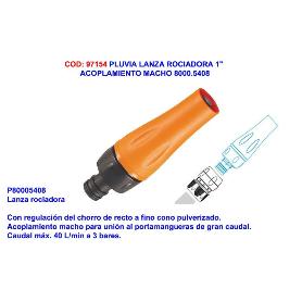 PLUVIA-GF LANZA ROCIADORA 1 ACOPLAMIENTO MACHO 5408