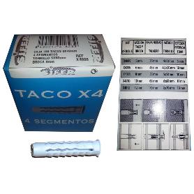 SIFER TACO SX4 NYL.GRIS   5X25 CAJA DE 150 UND X4005