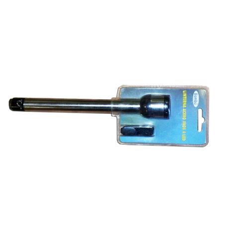 BAMBU LINT.ACERO INOX 3AA 4LED MED.BEST113