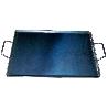 PLANCHA ASAR ACERO 4 MM CON 2 ASAS DE METAL 33 X 25