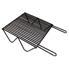 PARRILLA CON MANGOS DE METAL + PATAS 40 X 40 VARILLA ACERO 8 MM