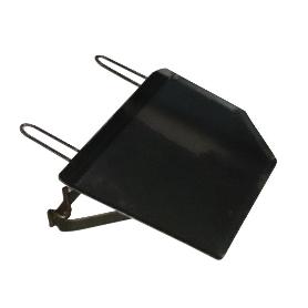 PLANCHA ASAR GIRATORIA DE ACERO 4 MM PARA CHIMENEA DE 45 X 40