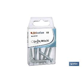 BL 10 UDS. DIN-933 M-4X20 Z   CAJA 12 UNID.