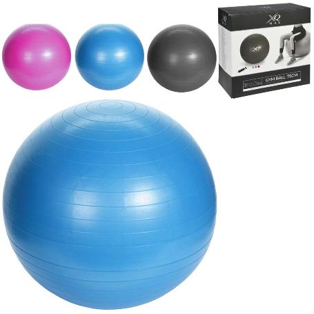 PELOTA YOGA + HINCHADOR 75 CM SURTIDA