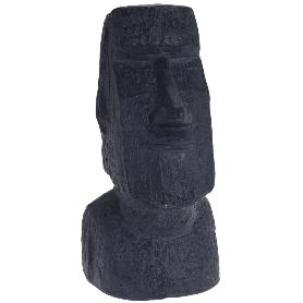 FIGURA MOAI 40 CM ANTRACITA