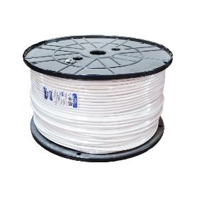 MANGUERA ELECTRICA 2X1  BLANCA C/CARRETE R/300MT