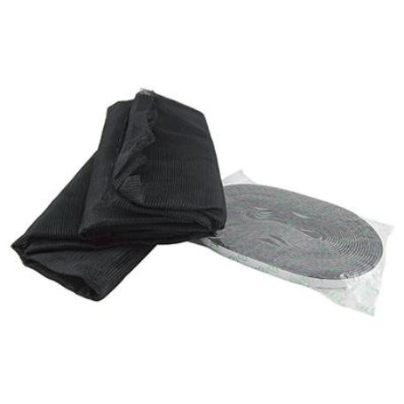 MOSQUITERA VELCRO NEGRA 130X150CM