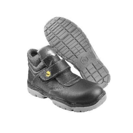 BOTA PIEL SOLDADOR  S3 VELCRO PUNTERA Y PLANTILLA NO METALICA TALLA 39-46 T/CALZADO NUMERO 39