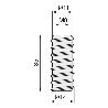 TUERCA Nº2 SIN CABEZA D14 M8-35 LATON