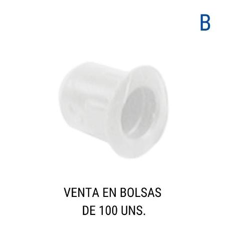 CASQUILLO ESTANTE TUNEZ BLANCO (100U)