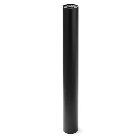 COLUMNA H710 Ø76 NEGRO MATE PARA BASE PLANA ACERO NEGRO MATE.-