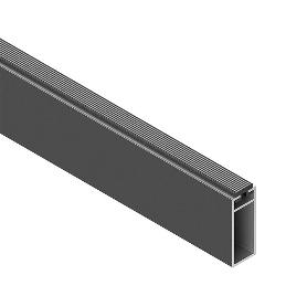 TUBO STOR RECTANGULAR 30-12 3M ALUM.GRAFITO CON GOMA SUPERIOR ANTI-RUIDO