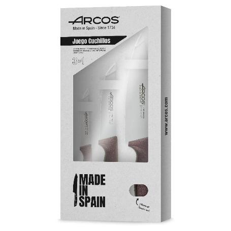 ARCOS JUEGO COCINA 3 PZS. ESTUCH NIZA METALICA BERENJENA 818045