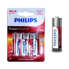 PHILIPS PILA ALCALINA POWERLIFE LR-6 AA PHI-LR6 BLISTER 4 UNDS