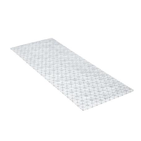 ALFOMBRA BAÑO DIAMOND 96X36 CM TRASLUCIDO