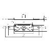 CERRADURA 642-15 ACERO ZINC.