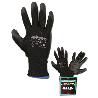 GUANTE SIFER POLIURETANO NEGRO NYLON T   8 SI765 SIPUBLACK-HADES (CAJA 12 UNIDADES)