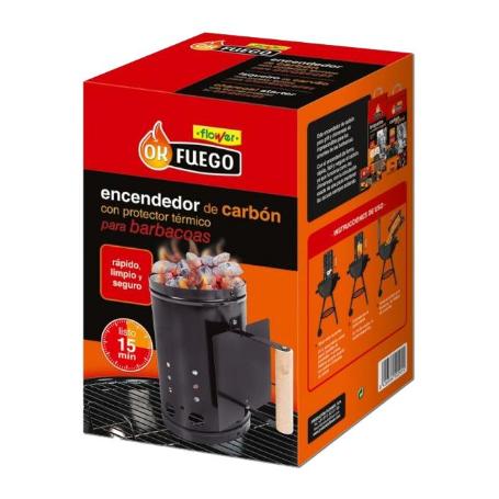 FLOWER OK FUEGO ENCENDEDOR RAPIDO CARBON PARA BBQ 50291