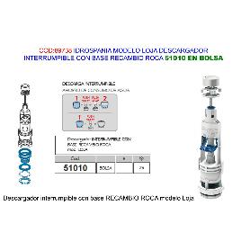 PLUVIA IDROSPANIA DESCARGADOR LOJA INTERRUMPIBLE ROCA CAJA 51012