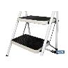 ESCALERA DOMÉSTICA ACERO 2 PELDAÑOS ALTURA 46 CM